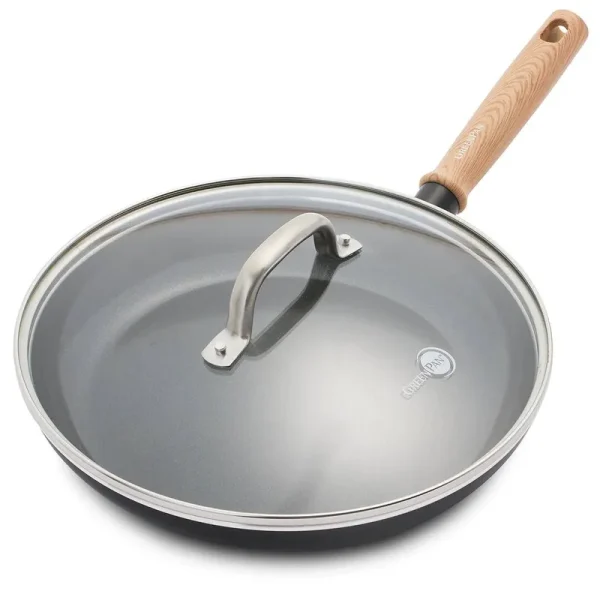 GreenPan Hudson Healthy Ceramic Nonstick 11" Frying Pan with Lid