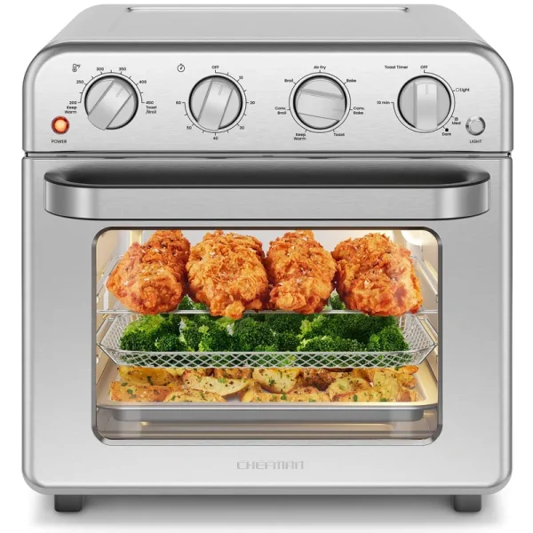 Chefman 18L Toaster Oven Air Fryer, New