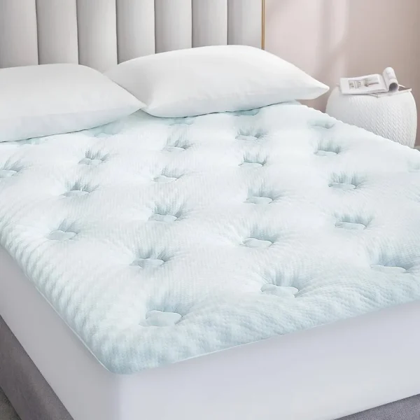Hansleep Memory Foam Mattress Topper King, Cooling King Mattress Toppe