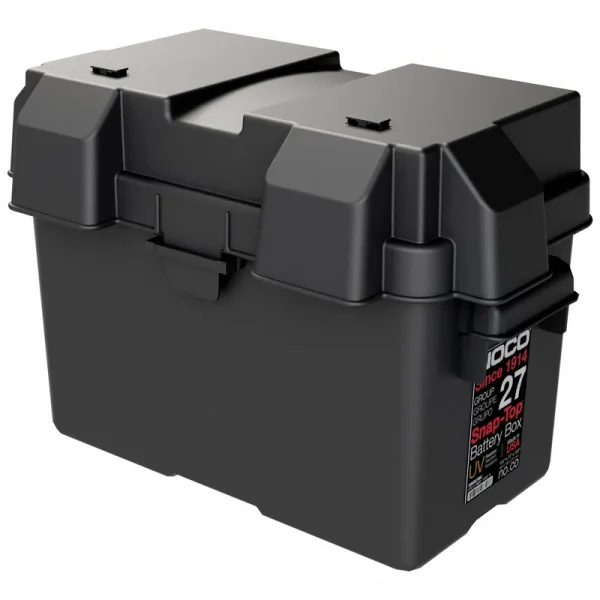 NOCO HM327BK Group 27 Snap-Top Battery Box - Black