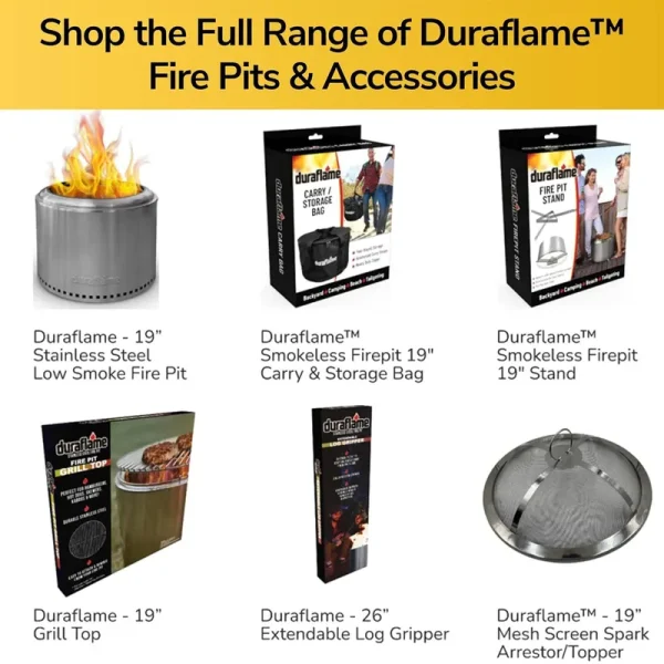 Duraflame 19 inch Low Smoke Fire Pit