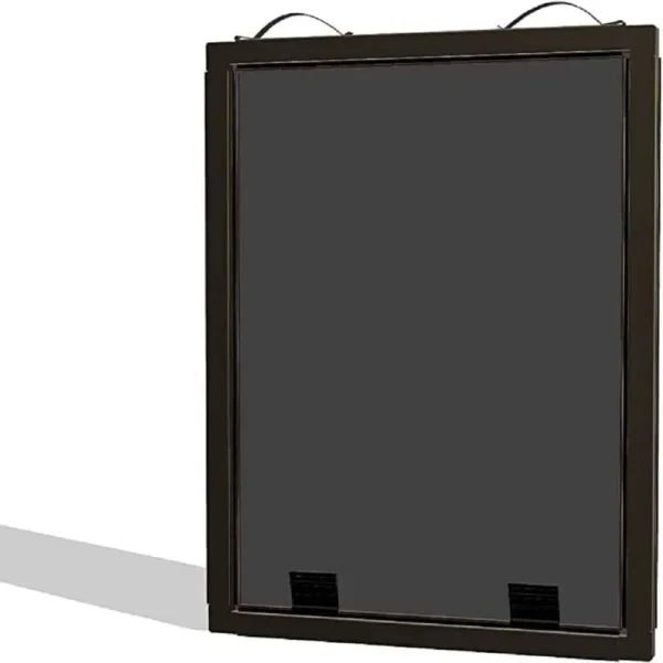48 in. 48 in. Bronze Window Screen Frame Kit
