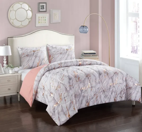 Pop Shop Marble Comforter Set, Full/Queen