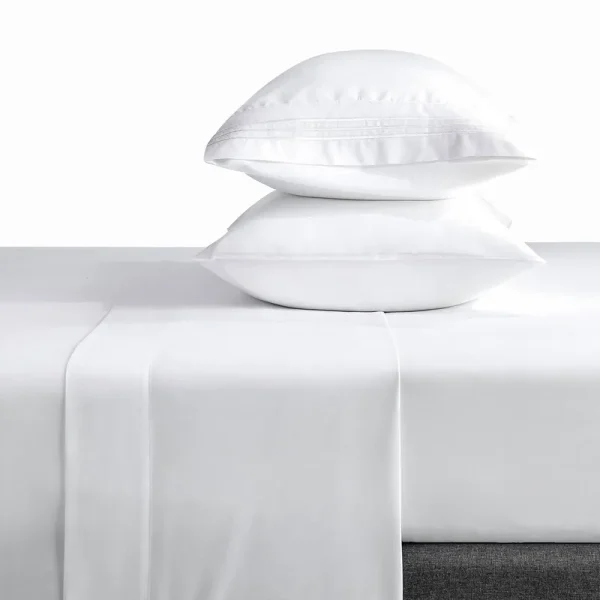 CozyLux Queen Bed Sheets Set 1800 Series 4-Piece Embroidered Double Brushed Microfiber Sheets 16" Deep Pocket Hotel Soft Luxury Bedding Sheet Set, Wri