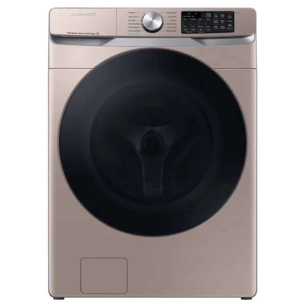 Samsung 4.5 Cu. ft. Champagne Smart Front Load Washer with Super Speed Wash