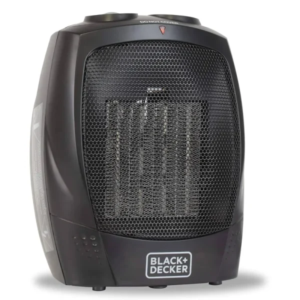 Black+decker Personal Ceramic Heater- Black