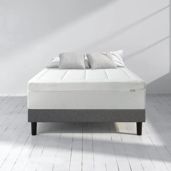 Zinus Cloud 4 in. Full Memory Foam Mattress Topper, White