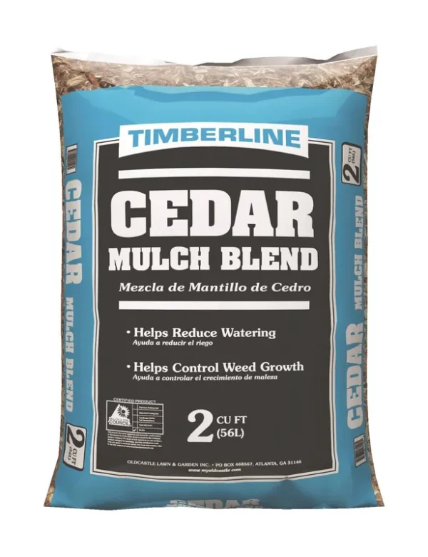 Oldcastle Premium 2-cu ft All Natural Cedar Mulch in Brown | CEDA2G