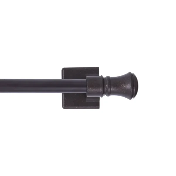 Mainstays 7/16 inch Bronze Cameron Adjustable Multi-Use Magnetic Drapery Rod, 16-28 inch