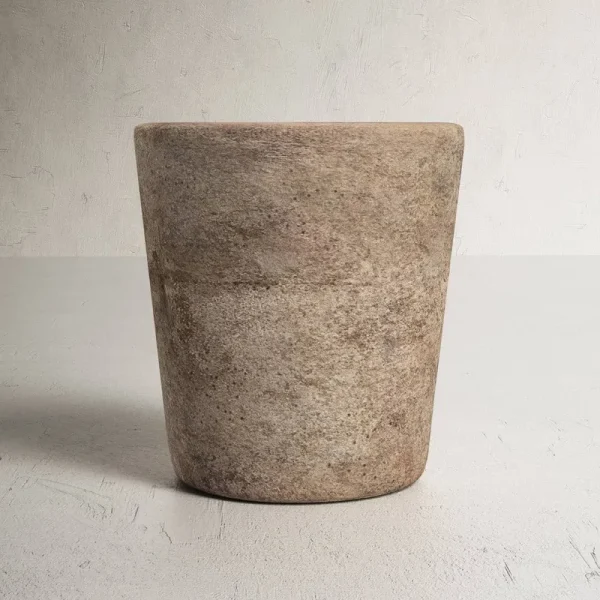 Arthurson Terracotta Pot Planter Color: Sandy, Size: 6.75" H x 6.25" W x 6.25" D