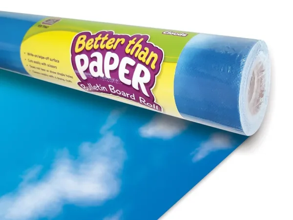 Better Than Paper Bulletin Board Roll - Clouds