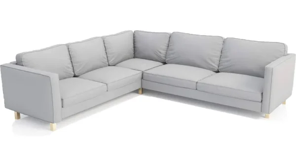 The Heavy Duty Cotton Karlstad Corner Sofa Cover ( 2+3 / 3+2 ) Replacement, Is Custom Made for Ikea Karlstad Sectional Slipcover Replacement. Sofa Cov