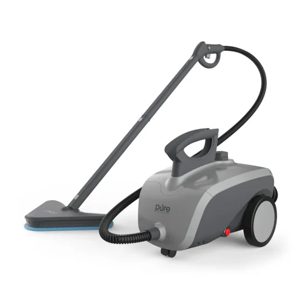 Pure Enrichment PureClean XL Rolling Steam Cleaner - 1500-Watt Multi-Purpose -