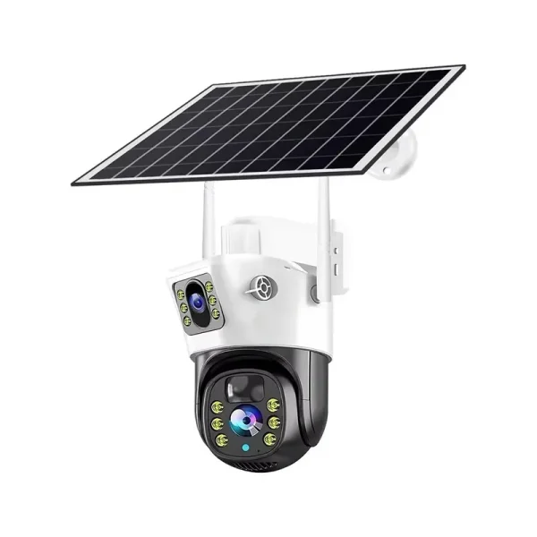 V44 Solar-Powered 4g security Camera with HD Color Monitoring Motion Detection