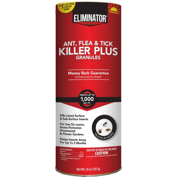 Eliminator Ant, Flea and Tick Killer Plus Granules, 1.25 Pounds