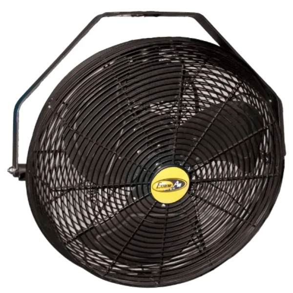 J and D 18" Black Indoor & Outdoor Wall- Ceiling- or Pole Mount Fan | POW18B