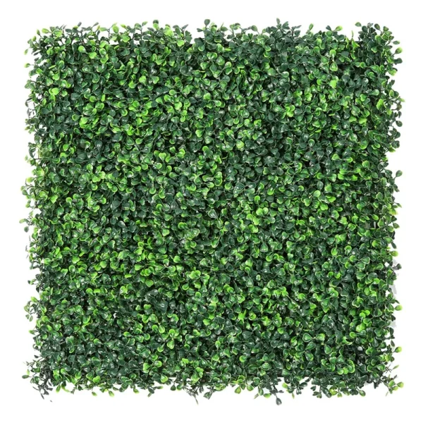 Sunnyglade 12 Pieces 20"x 20" Artificial Boxwood Panels Topiary Hedge Plant, Privacy Hedge Screen Sun Protected Suitable for Outdoor, Indoor, Garden
