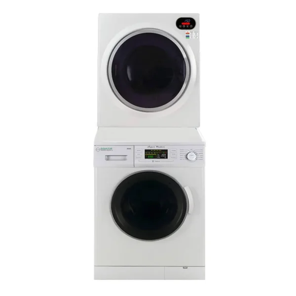 Equator Pro Ultra Compact 110V Set Washer 13lbs+Vented Digital Dryer 2.6 Cu.Ft.