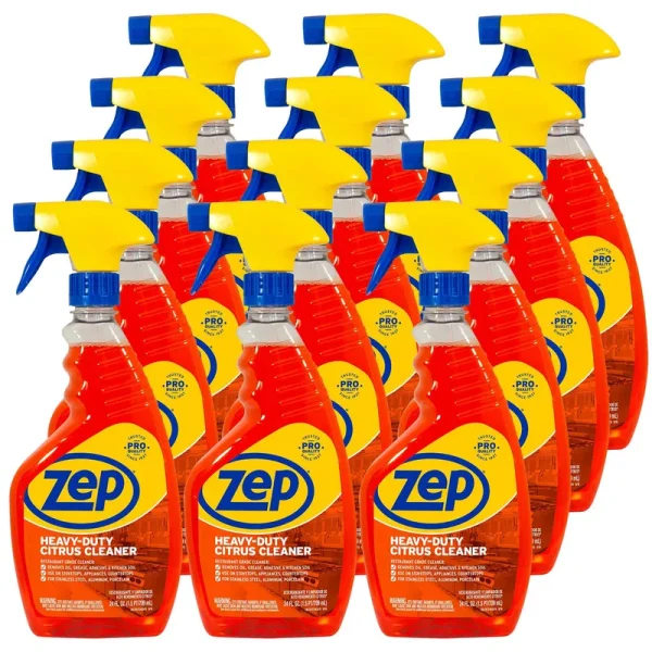 Zep 24 oz. Commercial Heavy-Duty Citrus Degreaser (Case of 12)