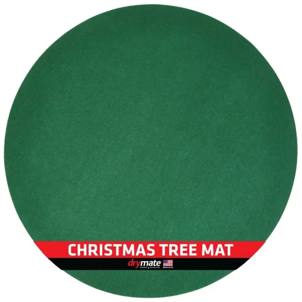 Drymate XL Christmas Tree Stand Mat (55��), Protects Floors from Spills and Scratches - Absorbent/Waterproof - Machine Washable,