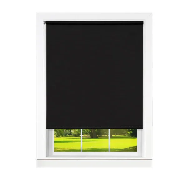 Cordless Tear Down Light Filtering Shade | 72"L x 37"W | Black