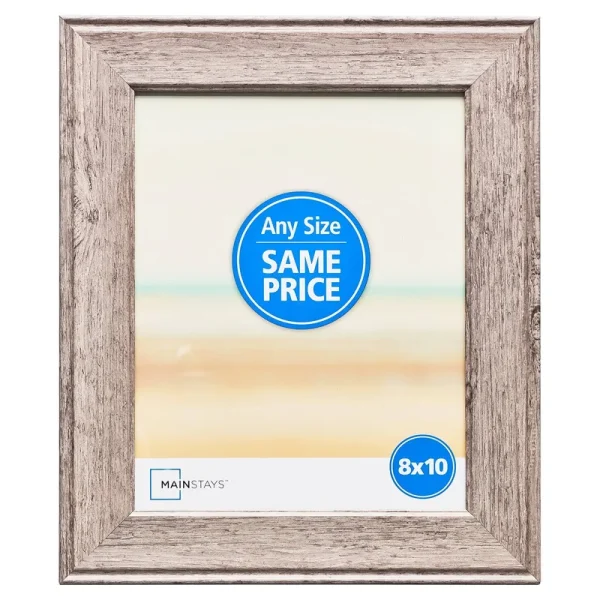 Mainstays 8" x 10" Rustic Gray Tabletop Picture Frame