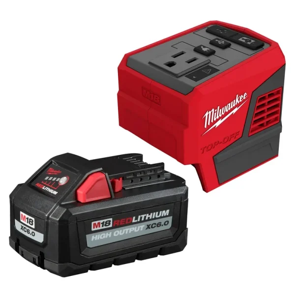 Milwaukee M18 Top-Off Power Supply & Battery 2846-21HO-Instock