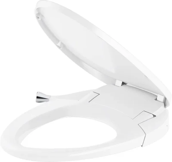 Kohler 98804-CP PureWash Elongated Manual Bidet Toilet Seat - White