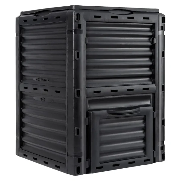 JupiterForce Garden Compost Bin 80 Gallon (300 L) from BPA Free Material, Large Composting Bin Outdoor Composter, Easy Assembling, Fast Creation of