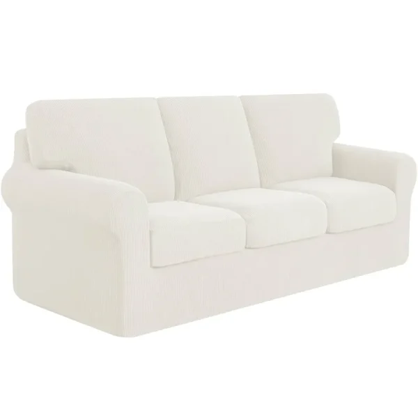 Subrtex 7 Pieces Stretch Sofa Slipcover Sets Couch Cover Sets Backrest