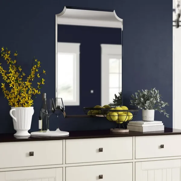 Modern & Contemporary Beveled Frameless Accent Mirror Birch Lane