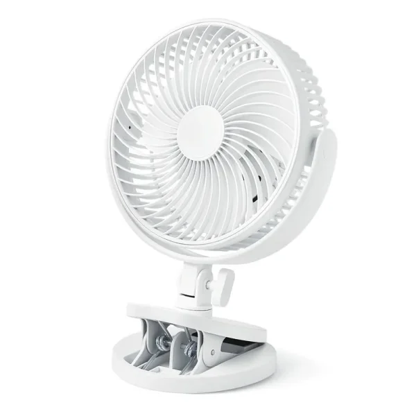 Mainstays 6-Inch Desktop or Clip-On AC Electric Personal Indoor Fan with 2 Speeds, White