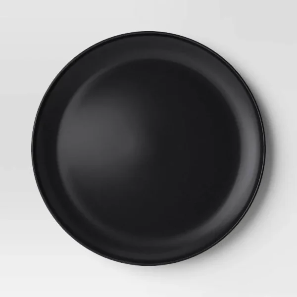 10.5" Dinner Plate Black - Room Essentials