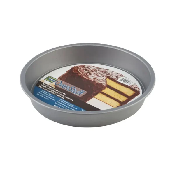Mainstays Non-Stick Round Cake Pan, Gray