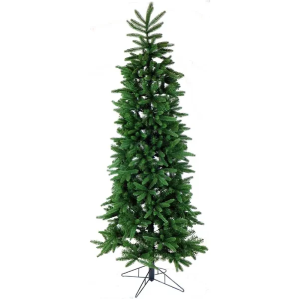 Fraser Farm Hill 6.5-Ft. Carmel Pine Slim Artificial Christmas Tree