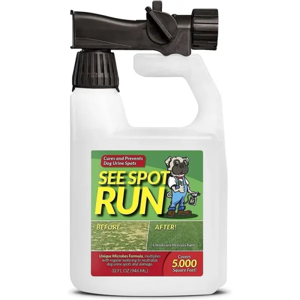 See Spot Run Lawn Protection - Dog Urine Grass Saver That Cures and Prevents Pet