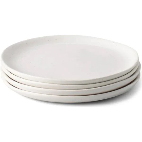 Fable The Dessert Plates - Speckled White