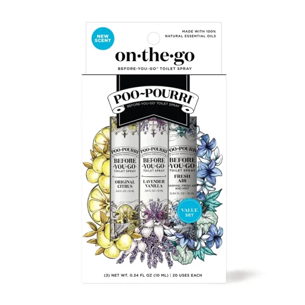 Poo-Pourri on The Go 3 Pack Set