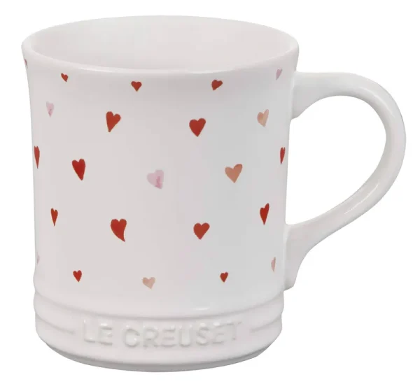 Le Creuset L' Amour Heart Mug - White