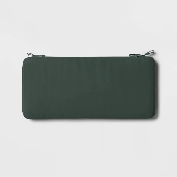 17"x37" Outdoor Bench Cushion Fern Shower Green - Room Essentials