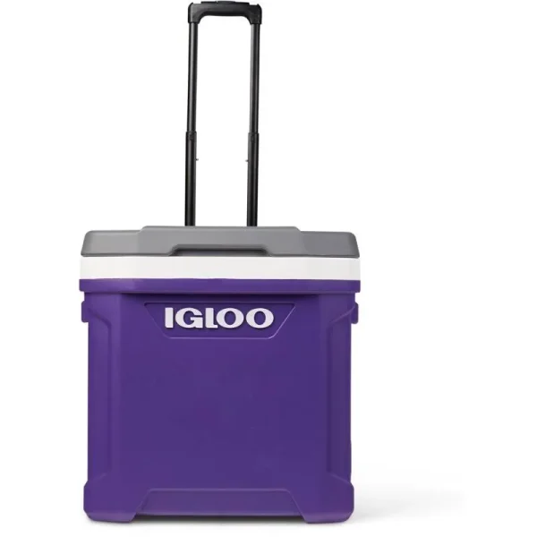 Igloo Latitude 60 qt Roller Cooler Purple - Ice Chests/Wtr Coolrs at Academy Sports