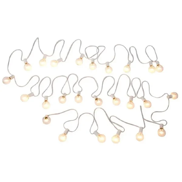Portfolio 28-ft 25-Light Plug-In White Incandescent String Lights