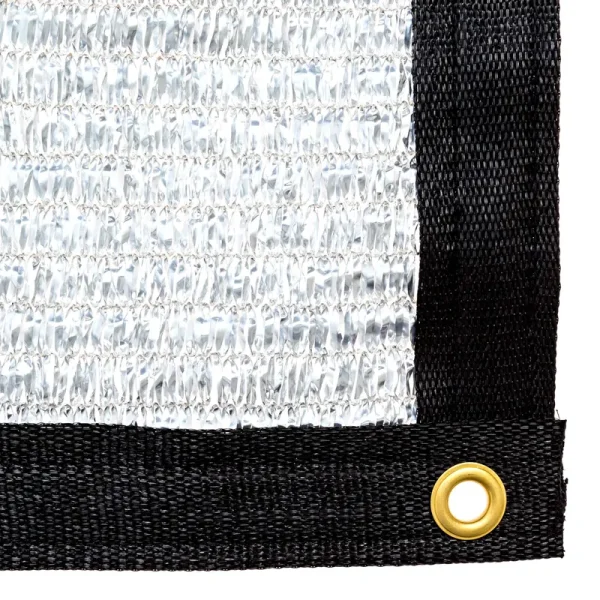 Be Cool Solutions - 70% Reflective Aluminet Shade Cloth (10' x 14')