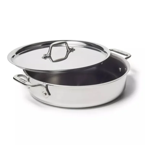 All-Clad D3 Stainless Steel Anniversary Casserole, 4 qt., Stainless Steel