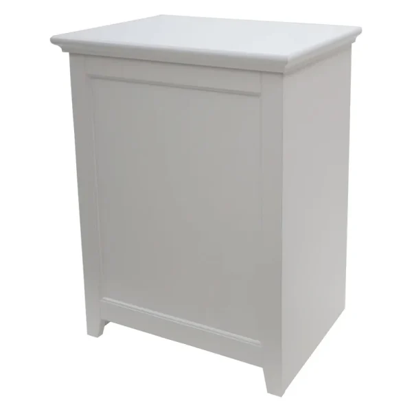 Redmon Shaker Style Hamper, White