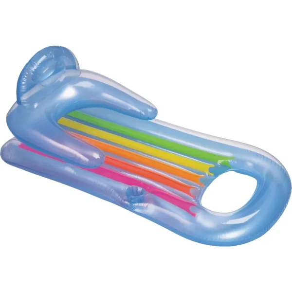 Intex King Kool Inflatable Lounge, 63 x 33, 1 Pack (Colors May Vary)