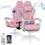 White with Pink