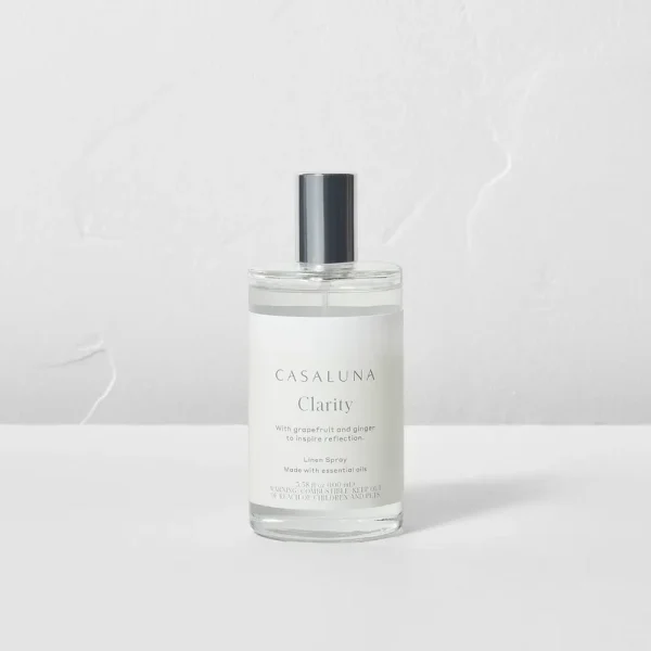 3.38FlOz Clarity Core Linen Spray White - Casaluna