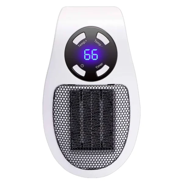 5 Core Programmable Space Heater, with LED Display Wall Outlet Electric Heater with Adjustable Thermostat PIH