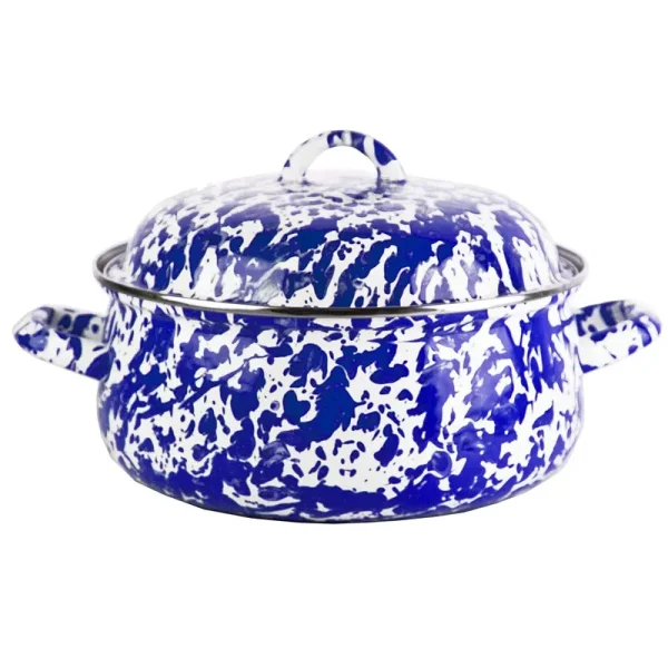 Golden Rabbit 4-Qt. Swirl Dutch Oven - Cobalt